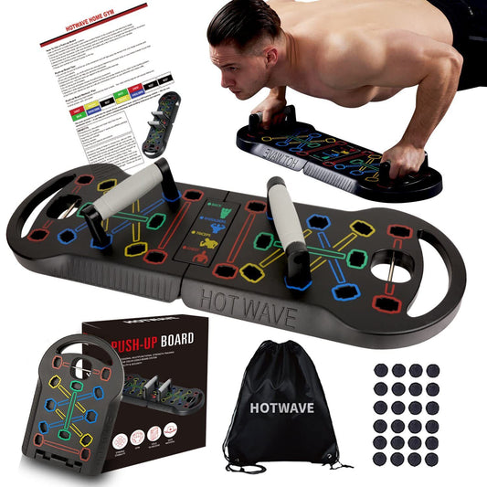 Push up Board Fitness Portable Foldable 20 in 1 Push up Bar at Home Gym Pus...